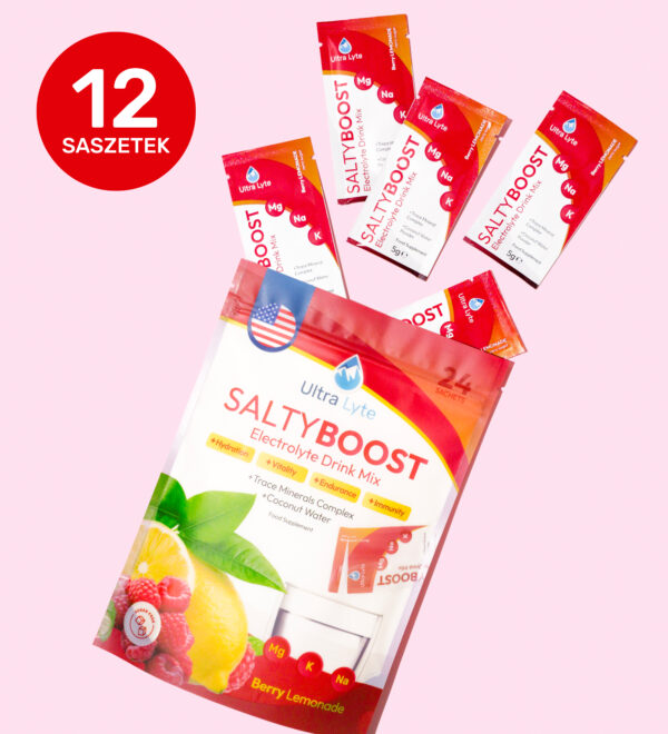 Ultra Lyte Elektrolity SaltyBoost - 12 saszetek - Smak Lemoniada - obrazek 5