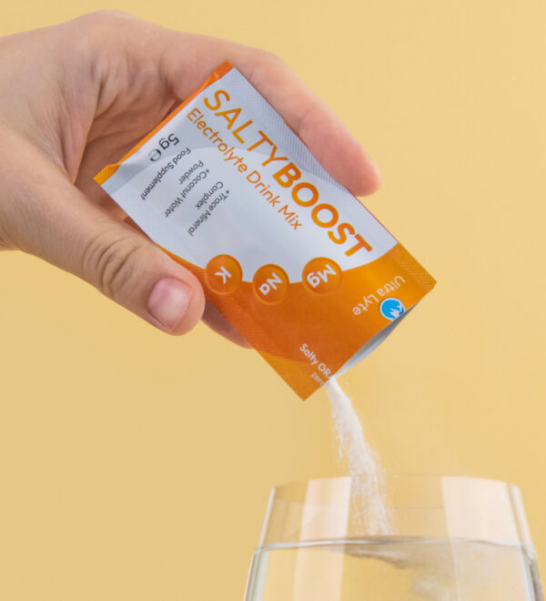 Ultra Lyte Elektrolity SaltyBoost - 24 saszetki - Smak Pomarańczowy - obrazek 2